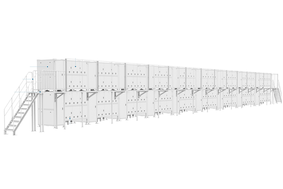 Battery Formation and Grading Production Line Solution